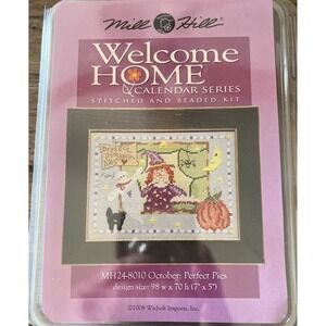 Mill Hill October Perfect Pies MH24-8010 Cross Stitch Kit Brand New - Rare